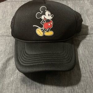 Disney Black Mickey Mouse Trucker Hat